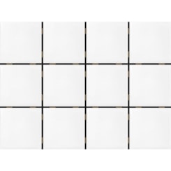 Revestimento 7,5x7,5cm Galeria Branco Mesh Brilhante Eliane