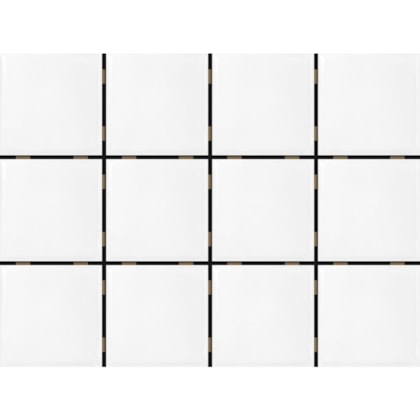 Revestimento 7,5x7,5cm Galeria Branco Mesh Brilhante Eliane