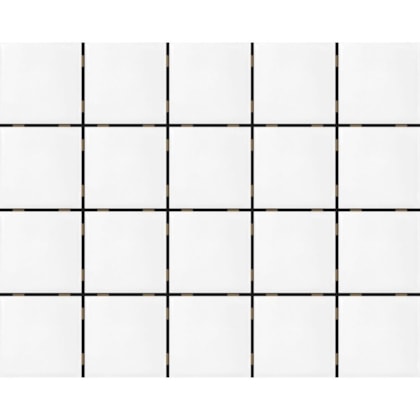 Revestimento 7,5x7,5cm Galeria Branco Mesh Brilhante Eliane