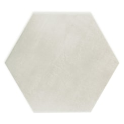 Revestimento Atlas Om-15208 Antares Hexagonal Acetinado Cimento 22,3x22,3cm Retificado