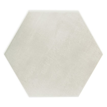 Revestimento Atlas Om-15208 Antares Hexagonal Acetinado Cimento 22,3x22,3cm Retificado