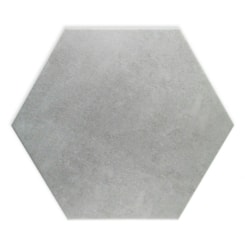 Revestimento Atlas Om-15209 Sirius Hexagonal Mate Cimento 22,3x22,3cm Retificado