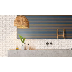 Revestimento Ceusa Arcos Acetinado Branco 43,7x63,10cm Retificado 