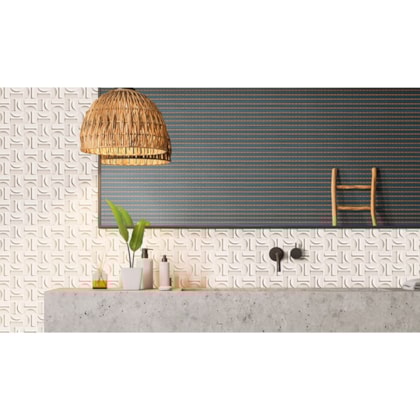 Revestimento Ceusa Arcos Acetinado Branco 43,7x63,10cm Retificado 