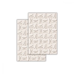 Revestimento Ceusa Arcos Acetinado Branco 43,7x63,10cm Retificado 