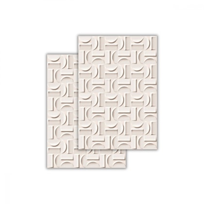 Revestimento Ceusa Arcos Acetinado Branco 43,7x63,10cm Retificado 