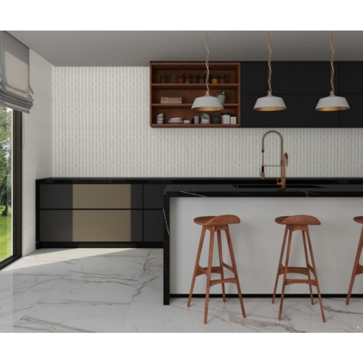 Revestimento Ceusa Escama Brie Acetinado 43,7x63,10cm Retificado - Imagem principal - 5077d773-f8bc-44b7-83c5-aaf86cd3911b