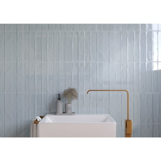 Revestimento Decortiles Fatto Glacial Brilhante 30x90cm Retificado - Imagem principal - 7b176027-19fa-4688-8b3e-52f867482614