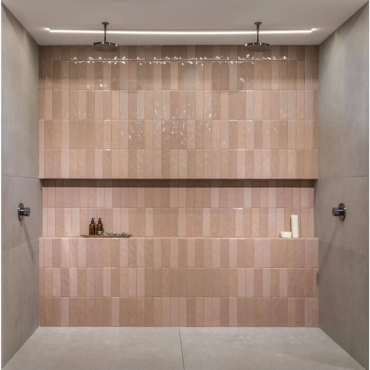 Revestimento Eliane Prisma Coral Metalizado 7x25cm Bold  - Imagem principal - 36284609-e557-427c-b011-388f3557f156