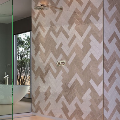 Revestimento Eliane Prisma Off White Brilhante 7x25cm Bold