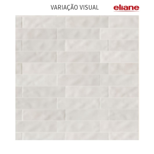Revestimento Eliane Prisma Off White Brilhante 7x25cm Bold - Imagem principal - 327ab50a-2314-4117-9f86-3de3e78ab914