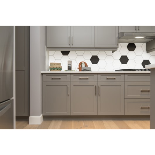 Revestimento Hexagonal Para Fachada 22,8x22,8cm Branco Ceral - Imagem principal - 6b7baded-4289-4331-a656-fa1c8ca4c88b