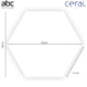 Revestimento Hexagonal Para Fachada 22,8x22,8cm Branco Ceral - 56cfb9fa-267e-467c-90f2-7b81017aa704