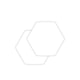 Revestimento Hexagonal Para Fachada 22,8x22,8cm Branco Ceral - e3f9248a-06c6-4d6e-a388-7bbb95055738