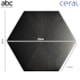 Revestimento Hexagonal Para Fachada Connect Black Ceral - 8368a57d-7f39-4b21-afbb-f7405004cd9f