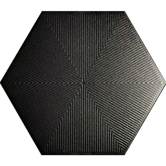 Revestimento Hexagonal Para Fachada Connect Black Ceral - Imagem principal - e89a484f-f2d9-4030-a3e6-4c0dd379e68c