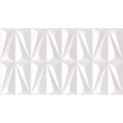 Revestimento Incepa Ludo White Brilhante 32x59cm Branco Retificado