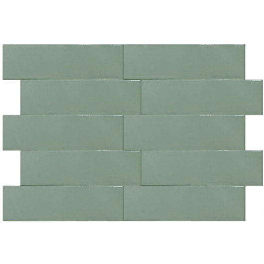 Revestimento Para Fachada Ceral Brick Color Menta Brilhante 7,5x25cm - Imagem principal - 79038e0a-1a86-47b3-9c18-f3322f20406d