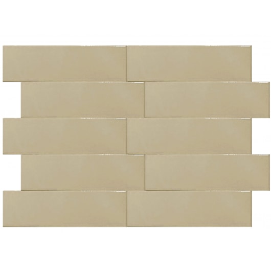 Revestimento Para Fachada Ceral Brick Color Nude Brilhante 7,5x25cm - Imagem principal - ee6b9ad9-f647-413c-8289-501b479f1a66