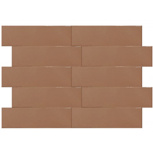 Revestimento Para Fachada Ceral Brick Color Rose Brilhante 7,5x25cm - Imagem principal - 0d5991b3-b0ac-4e69-a07d-ef0ce2de6b06