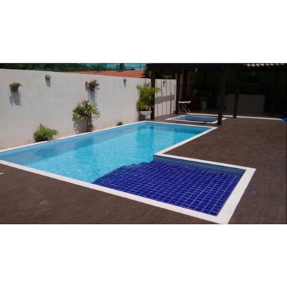 Revestimento Para Fachada E Piscina Ceral Azul Cobalto 20x20cm