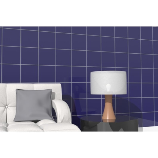 Revestimento Para Fachada E Piscina Ceral Azul Cobalto 20x20cm - Imagem principal - 2233ea1c-c2d0-43a4-9a56-4ea53c8fb964