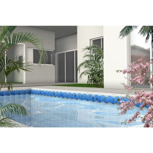 Revestimento Para Fachada E Piscina Ceral Azul Piscina 20x20cm - Imagem principal - 5083d07f-6103-449e-9ebe-c919163b7f37