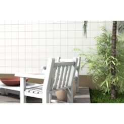 Revestimento Para Fachada E Piscina Ceral Branco 20x20cm