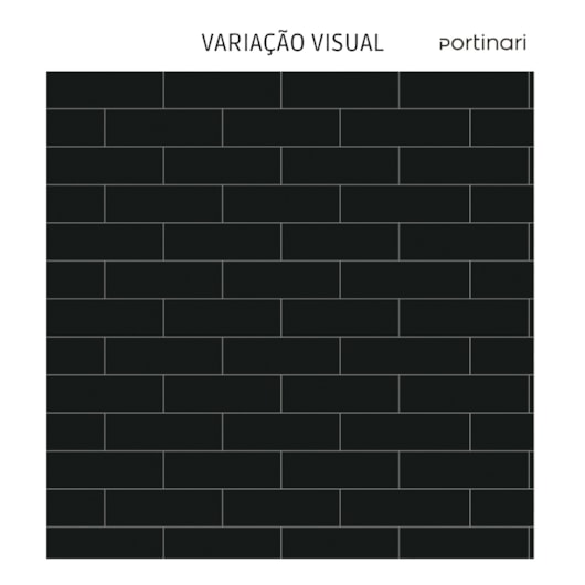 Revestimento Portinari Decora Black Matte 8,24X25,7cm Bold - Imagem principal - 899c3cf8-754e-4e16-9c2a-0fe8c759fe4a