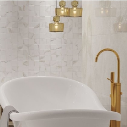 Revestimento Portinari Simetria Marble WH 58,4x58,4cm Retificado