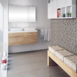 Revestimento Portinari White Plain Lux 29,1x58,4cm Retificado