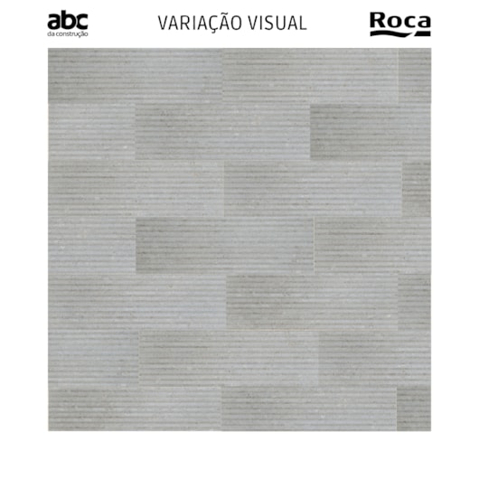 Revestimento Roca Inserto London Gray Cinza Acetinado 30x90,2cm Retificado - Imagem principal - 9e8c15f5-225a-429f-a85c-2a9bacc56f86