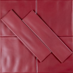 Revestimento Strufaldi Marsala 15x15cm Bold