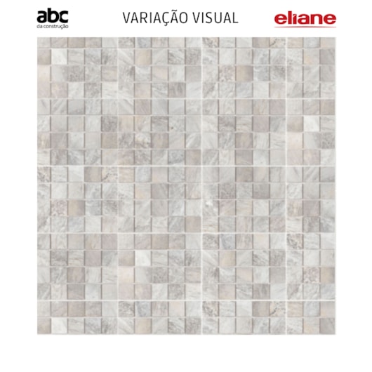 Revestimento Telado Eliane Para Fachada E Piscina Eliane Fiji White Mesh Mate 7,5x7,5cm Bold - Imagem principal - 07875dfb-7cee-46f4-b158-882fca4f557f