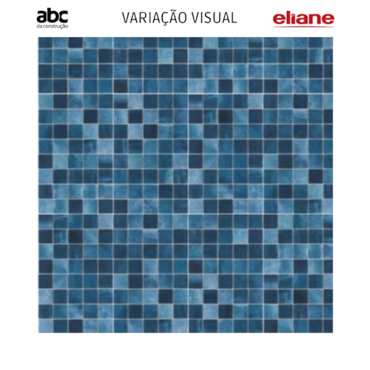 Revestimento Telado Eliane Para Fachada E Piscina Noronha Mar Mesh Brilhante 7,5x7,5cm Bold - Imagem principal - cf1b81d4-97da-41f6-956c-6d6fb080c972