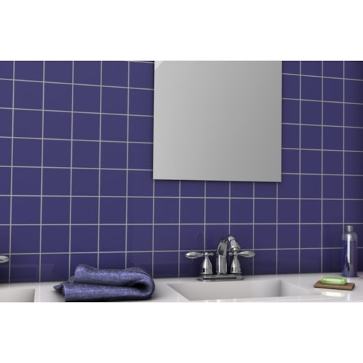 Revestimento Telado Para Fachada E Piscina Ceral Azul Cobalto Brilhante 10x10cm - Imagem principal - 3d6ded62-b4a0-4579-901e-4d637b556271