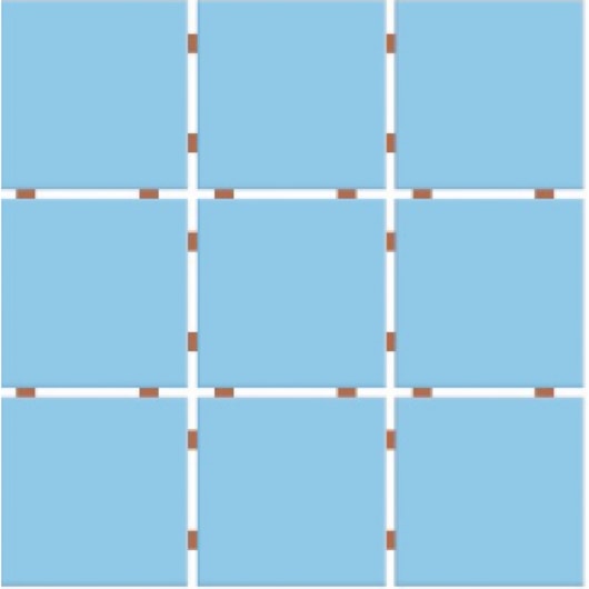 Revestimento Telado Para Fachada E Piscina Ceral Azul Piscina Brilhante 10x10cm - Imagem principal - 64cc9943-5286-4668-87e5-fa24286afa27