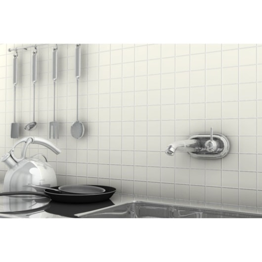 Revestimento Telado Para Fachada E Piscina Ceral Branco Brilhante 10x10cm - Imagem principal - 30ca9e3a-3411-4a2b-9db4-d30ac5824d8b