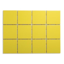 Revestimento Telado Strufaldi Canário 10x10cm Bold