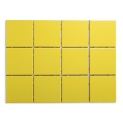 Revestimento Telado Strufaldi Canário 10x10cm Bold