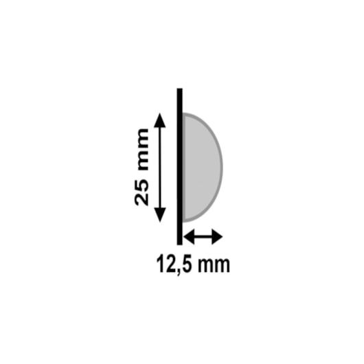 Rodameio Santa Luzia Meia Curva Branco 598 280x2,5x1,25cm - Imagem principal - b0c35b4b-2a1c-466f-b078-d16cab286430