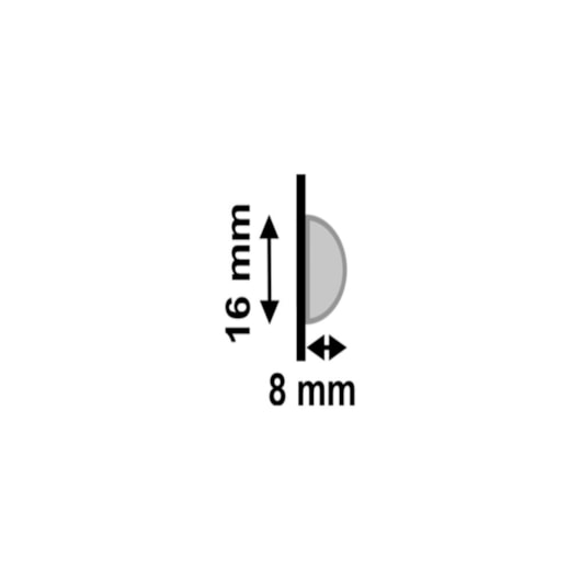 Rodameio Santa Luzia Meia Curva Fendi 597 280x1,6x0,8cm - Imagem principal - 2ddc7e43-2767-404b-a9c6-fc2b5e0e61d3