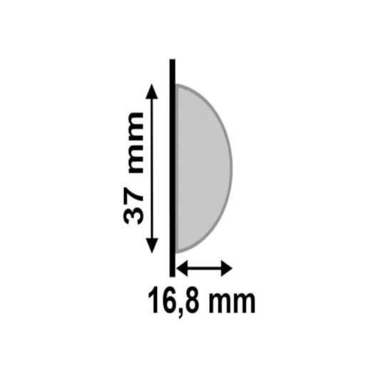 Rodameio Santa Luzia Meia Curva Fendi 599 Com 12 Barras 280x3,7x1,68cm - Imagem principal - 40245fb3-186f-4a4b-b64f-be592ffdff9b