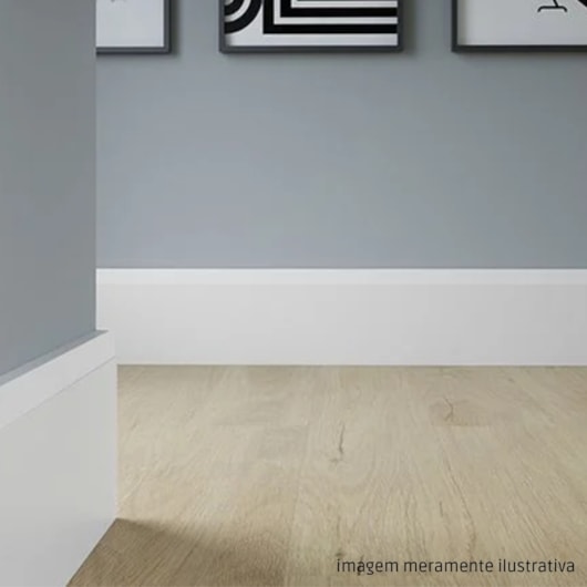 Rodapé Durafloor Essencial Branco Polar P E03 100x2100mm - Imagem principal - 3a7abe20-39be-4d36-a9a1-e446581b0e4b