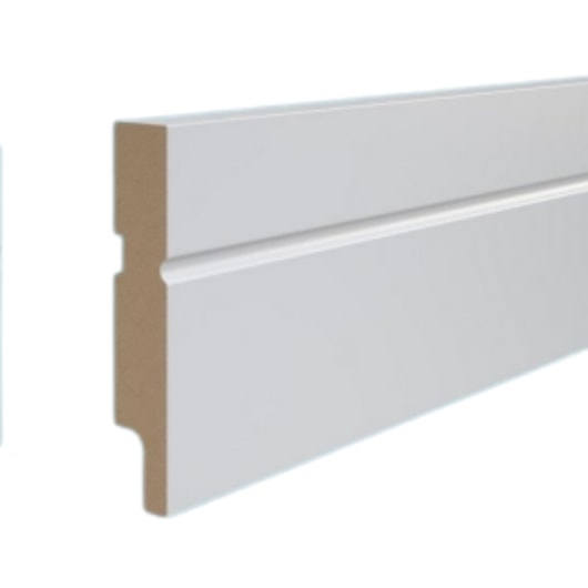 Rodapé Durafloor Essencial Branco Polar P E03 100x2100mm - Imagem principal - d5290ad7-af4a-4a22-8342-be39adc4c9d2