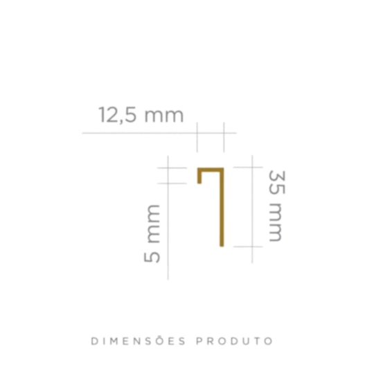 Rodapé Invertido Barra Blanc Matte Capri 163 Viscardi 3m - Imagem principal - b496dd12-94ed-4c50-aa5f-1a77e6dac189