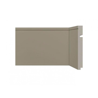 Rodapé Moderna 15cmx2,40m Cinza Titanium Friso 518 Santa Luzia