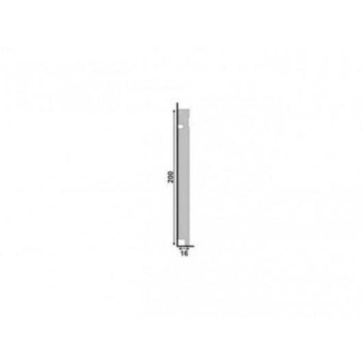 Rodapé Moderna 20cmx2,40m Branco Friso 505 Santa Luzia - Imagem principal - 64fd2ced-1960-4153-baac-14efd25c800f