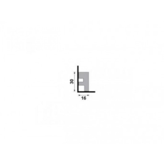 Rodapé Moderna 3cmx2,40m Branco Liso 466 Santa Luzia - Imagem principal - 06811974-93fa-46be-8cef-4bcf3889f44f