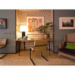 Rodapé Moderna 3cmx2,40m Preto Liso 3466 Santa Luzia